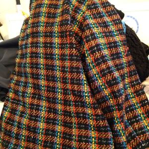 Vintage plaid coat